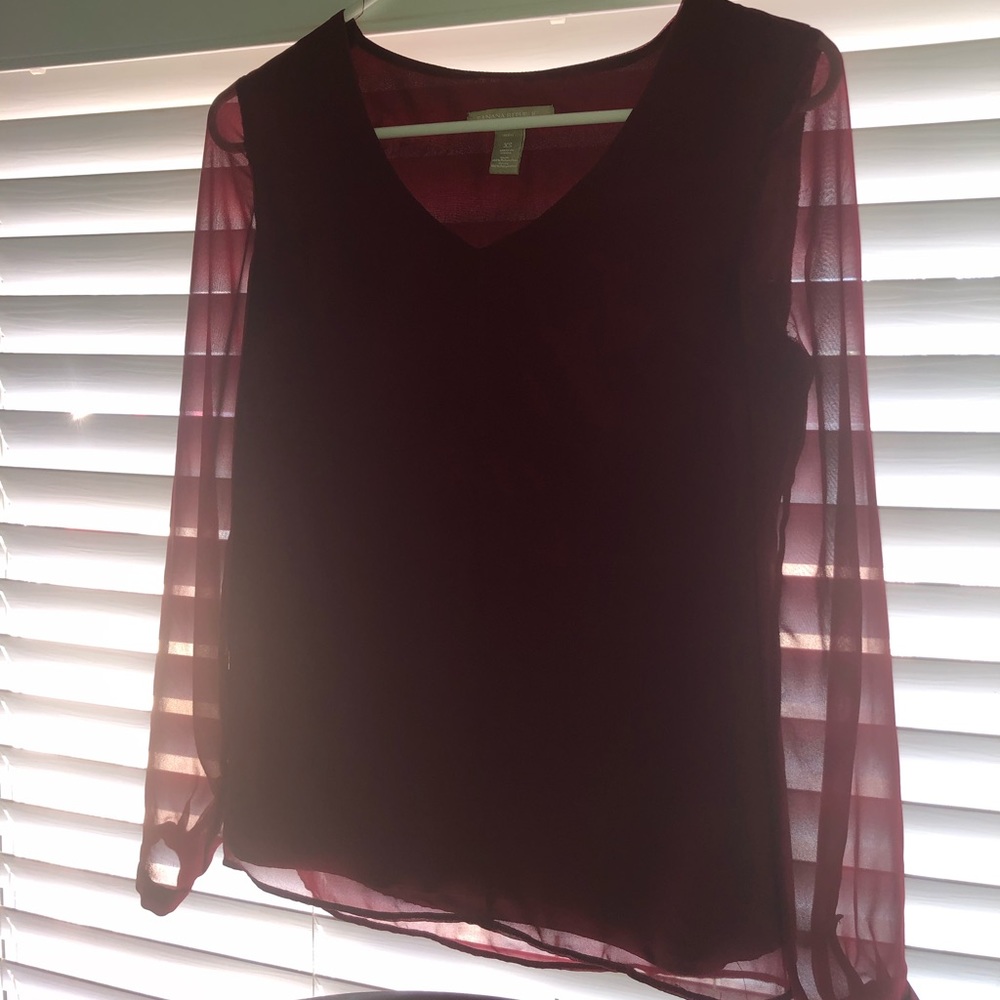 Beautiful maroon blouse